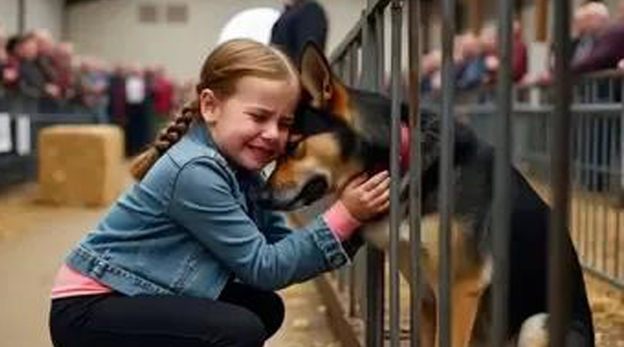 She Walked Into the K-9 Auction Alone—The Truth About Her mom Will Shock You