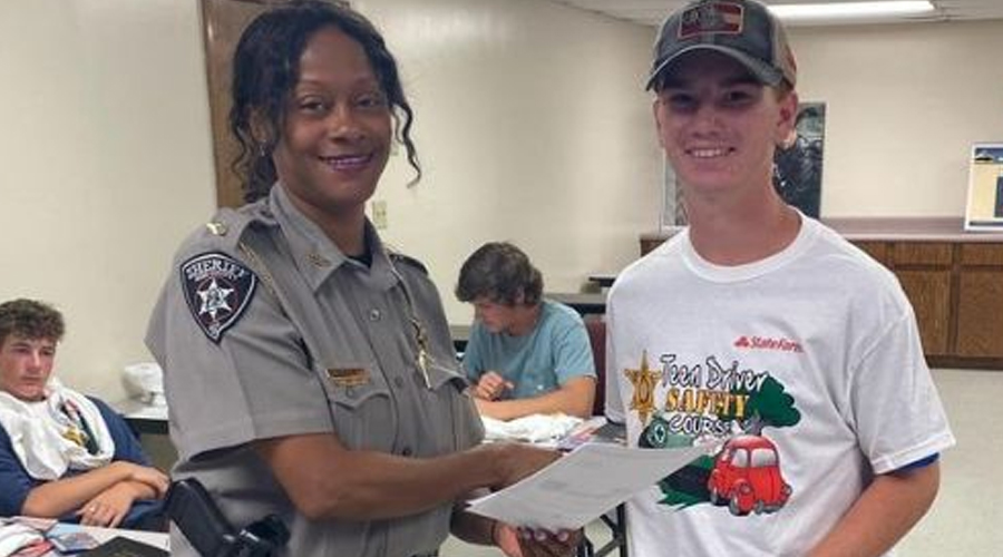 Although I didnt pass my driving test, the officer gave me something unexpected