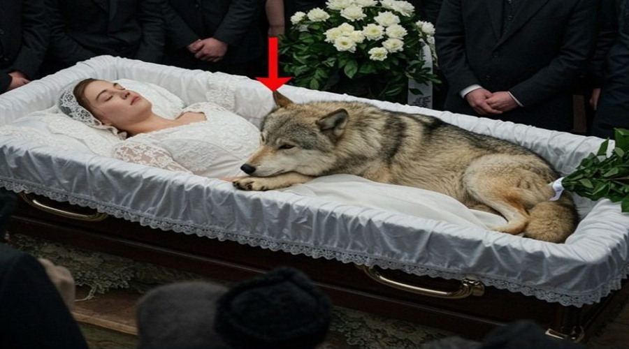 The wolf wouldn’t leave the woman’s coffin