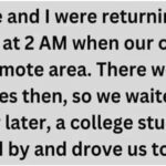 The Night We Were Saved by a Future Criminal