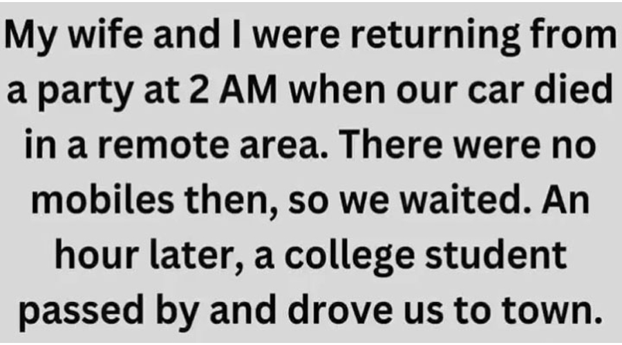 The Night We Were Saved by a Future Criminal