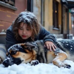 Stray Girl Shared Her Only Blanket with a Freezing Dog – and Fate Rewarded Her in the Most Surprising Way…